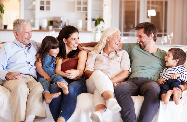Ageing in multigenerational families
